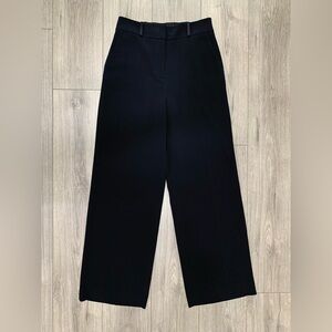 The Fold London black wide leg dress pants